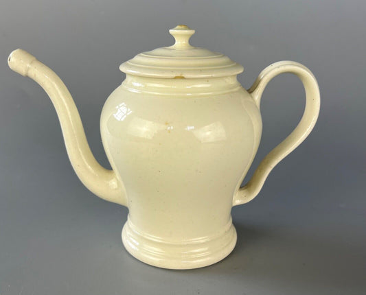 A rare late 18thc creamware bubby pot. Probably Wedgwood. c.1790