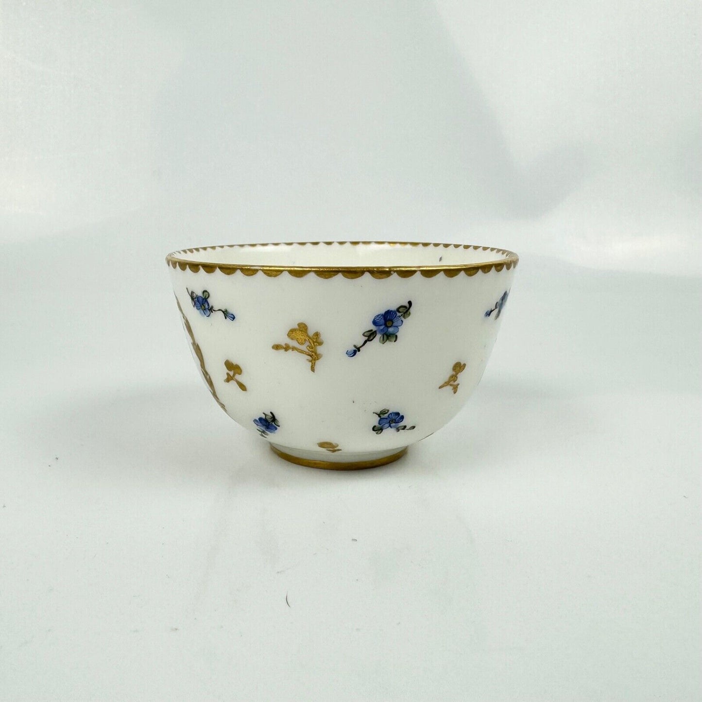 Sèvres Teabowl Painted With Flowers And Monogram 'CL'. 'ii' mark for 1786.