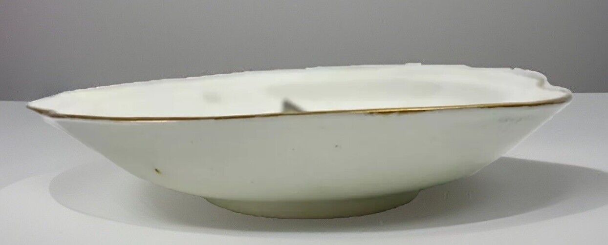A "Quaker" Pegg painted Derby Botanical "Ten Week's Stock"  Dessert Dish c.1815