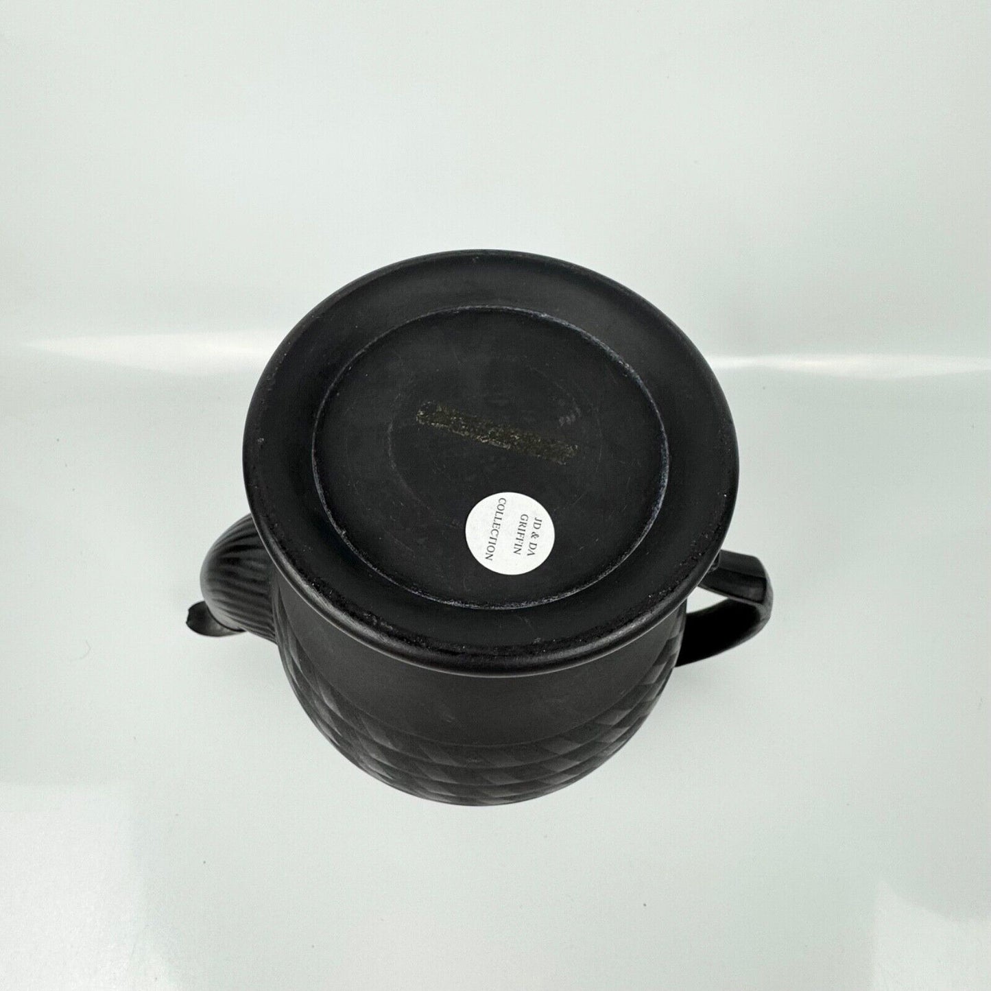 A fine black basalt coffee pot-likely Don Pottery c1810. John Griffin collection