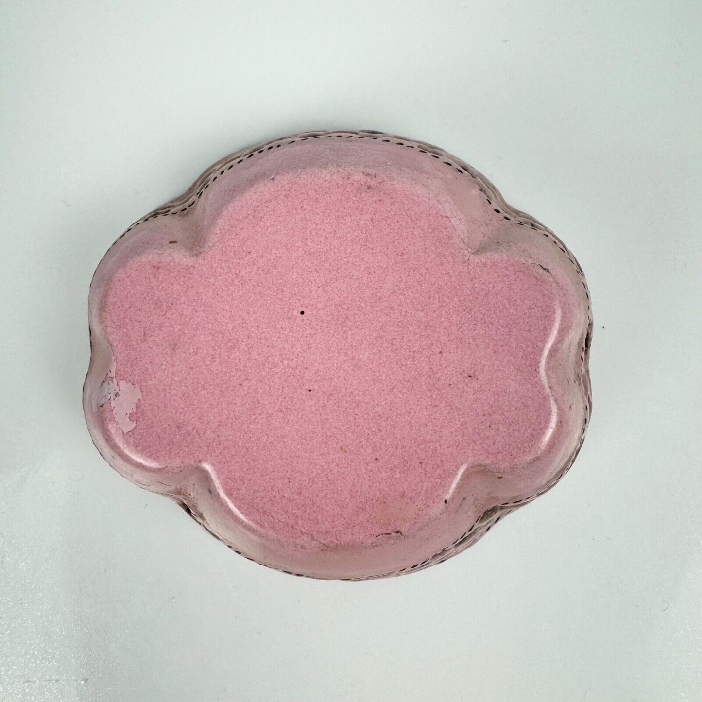 A Bilston lattice edge enamel quadrille/gaming dish c.1780