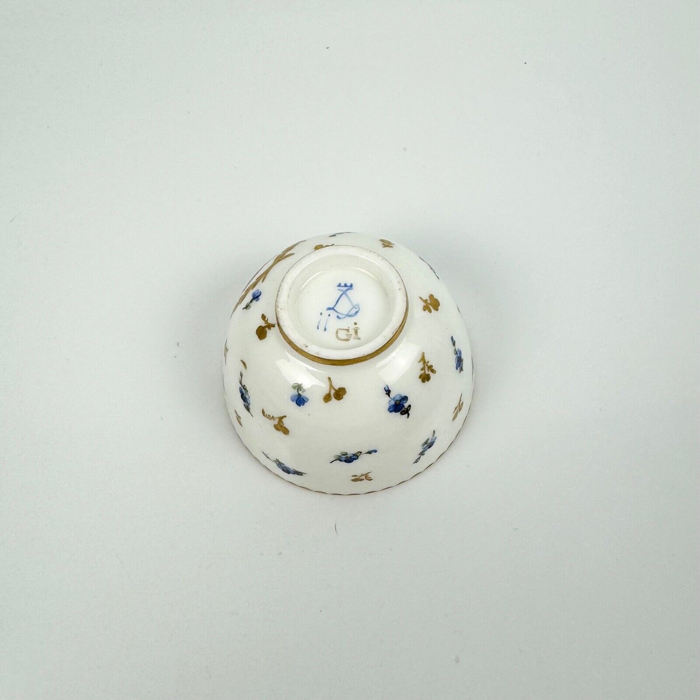 Sèvres Teabowl Painted With Flowers And Monogram 'CL'. 'ii' mark for 1786.