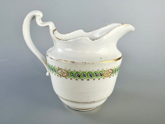 A Barr Worcester drum-shaped cream jug c.1795