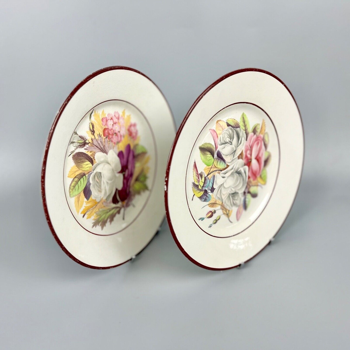 A Don Pottery 'Fine White Earthenware' dessert plate c1810. Ex-John Griffin.