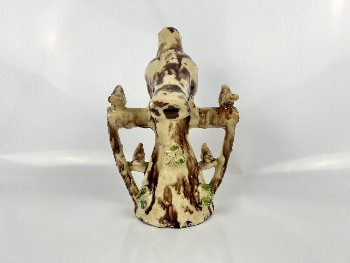 A rare large Halifax slipware bird whistle c.1800-20