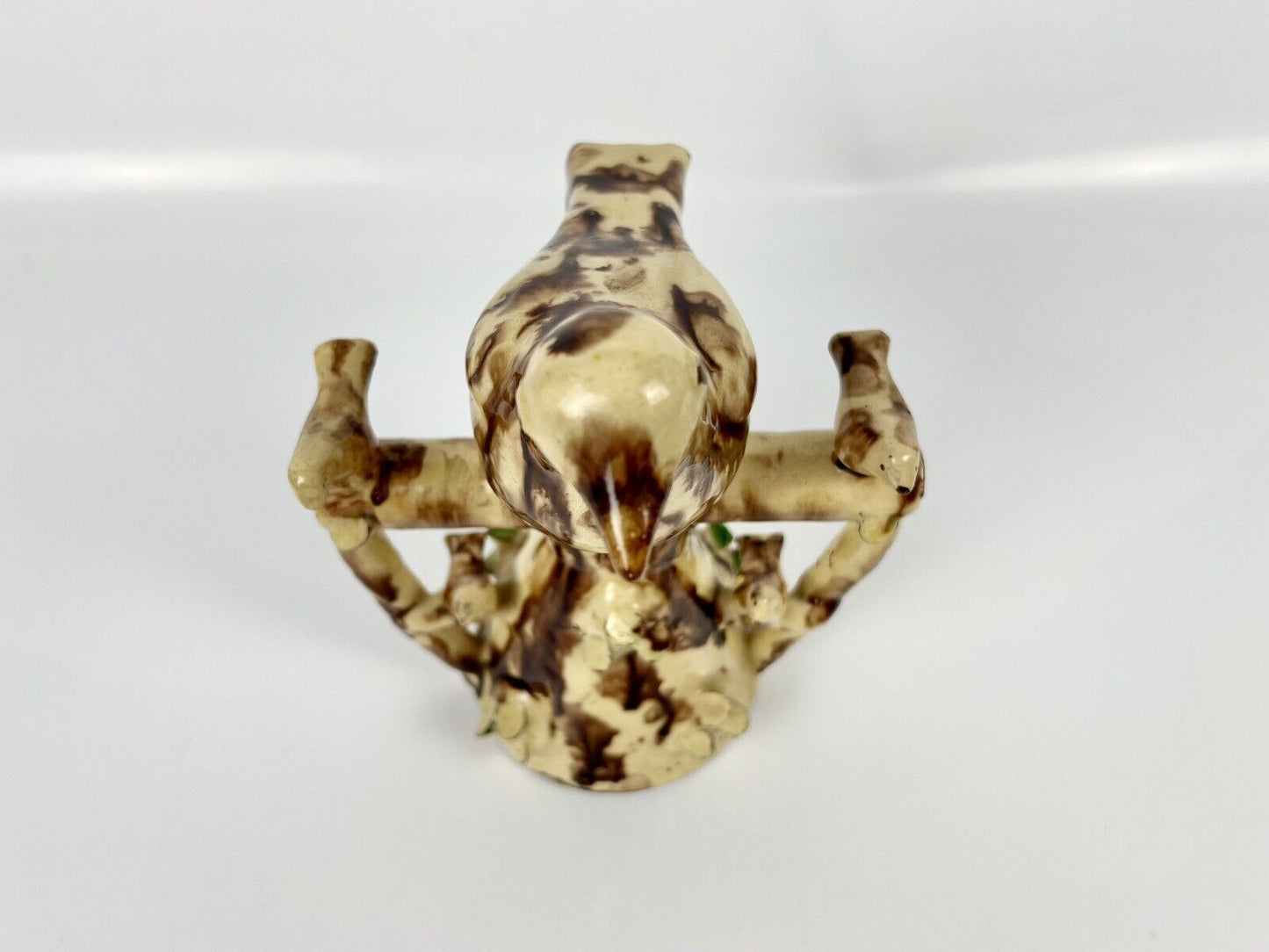A rare large Halifax slipware bird whistle c.1800-20