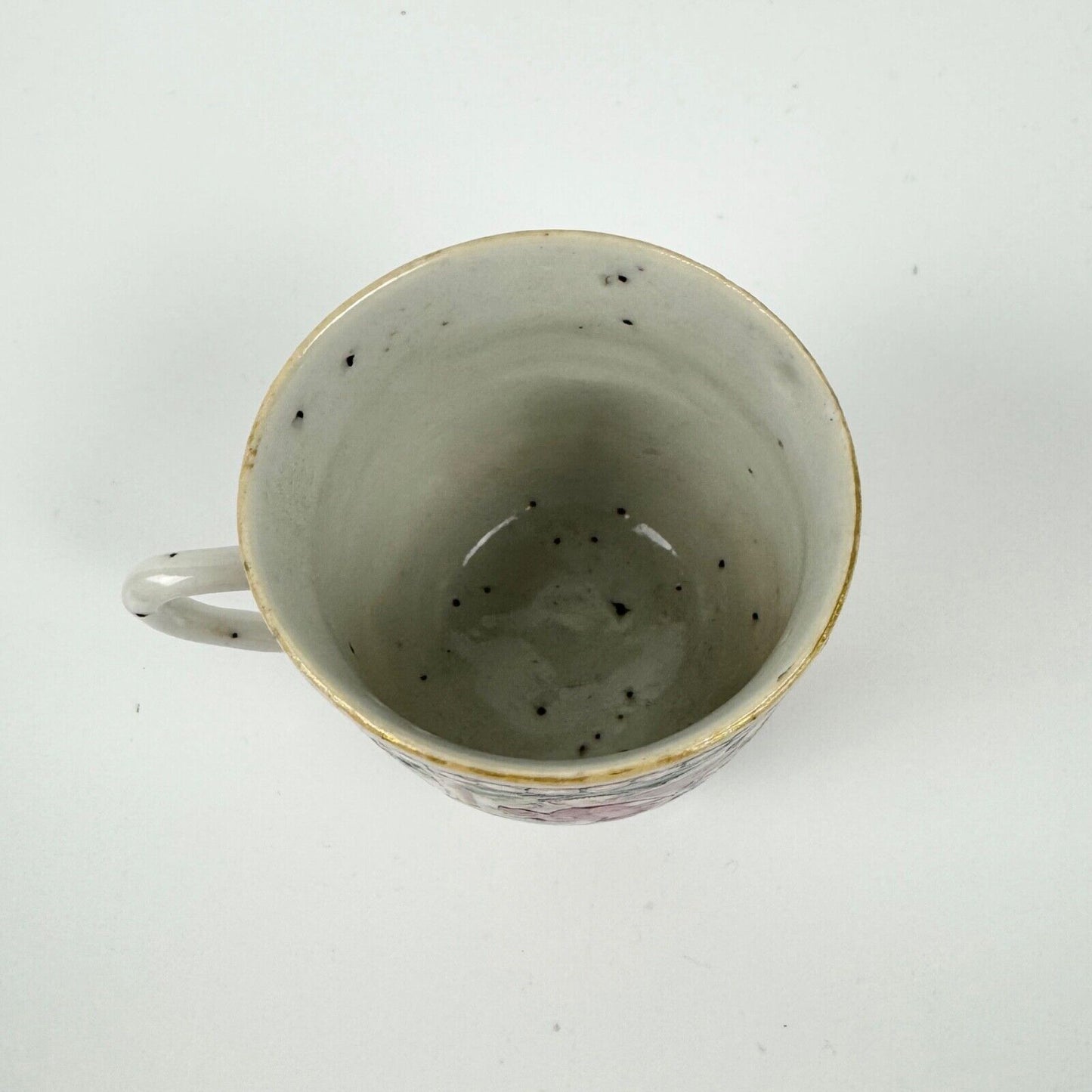 A fine 18thc Chinese mandarin pattern coffee cup c1745