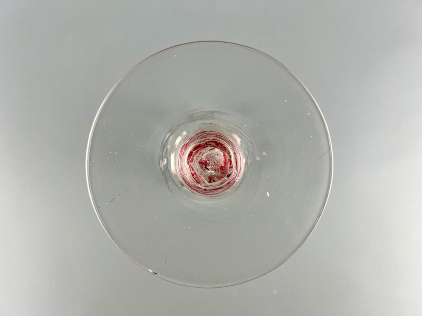 A rare early 18thc. colour twist glass goblet and cover c.1730