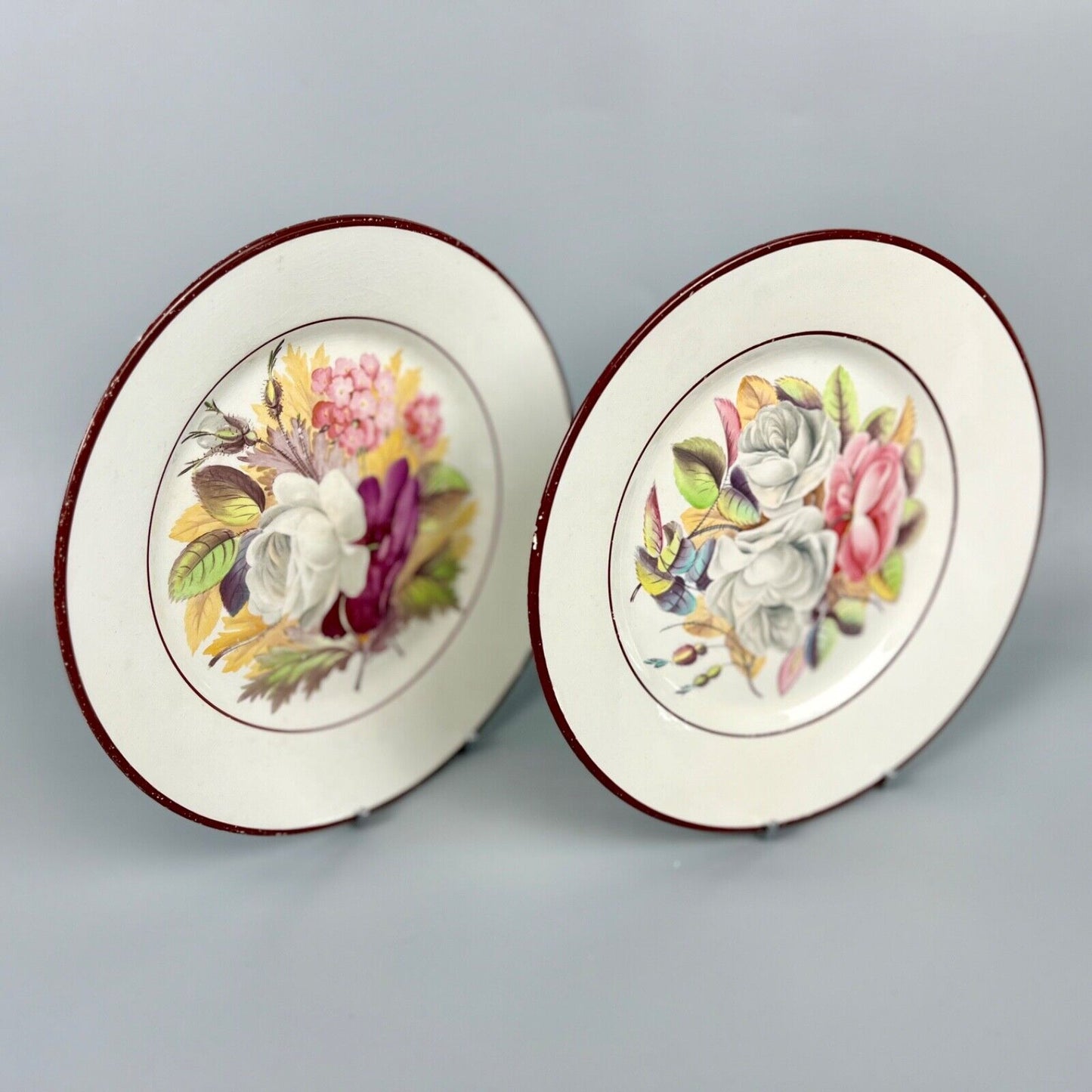 A Don Pottery 'Fine White Earthenware' dessert plate c1810. Ex-John Griffin.