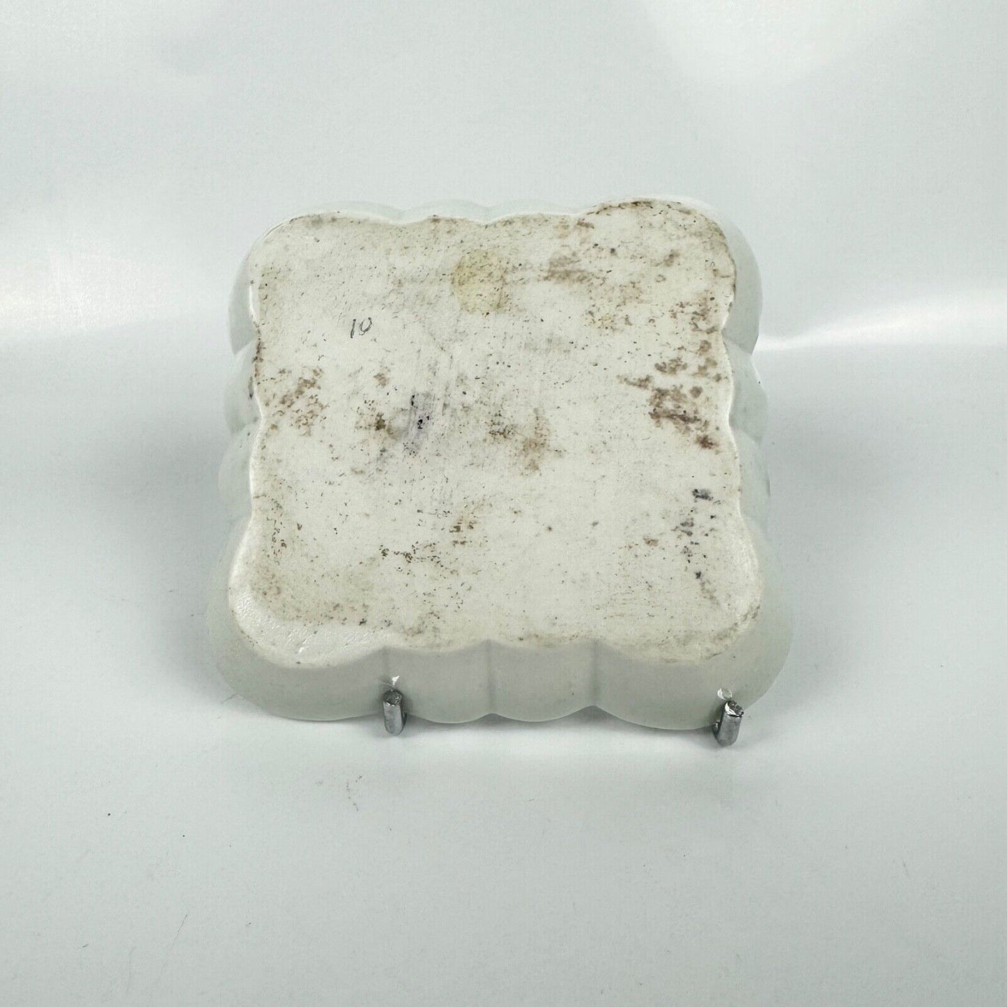 A rare William Reid (Brownlow Hill ) Liverpool porcelain spoon tray