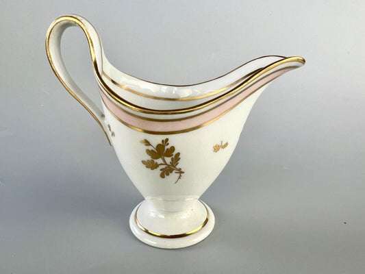 A New Hall helmet shaped creamer. c.1785-90. Pattern 167