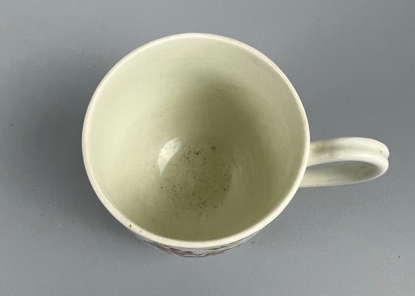 A late 18thc 1st Period Worcester coffee cup-outside decorated. Provenance.