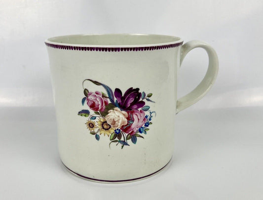Derby patch-mark quart tankard of unrecorded shape. Ex-Chelsea painter? c.1768