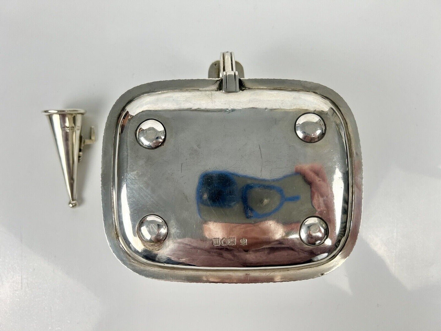 A fine Thomas Bradbury And Son silver chamberstick. London 1913.