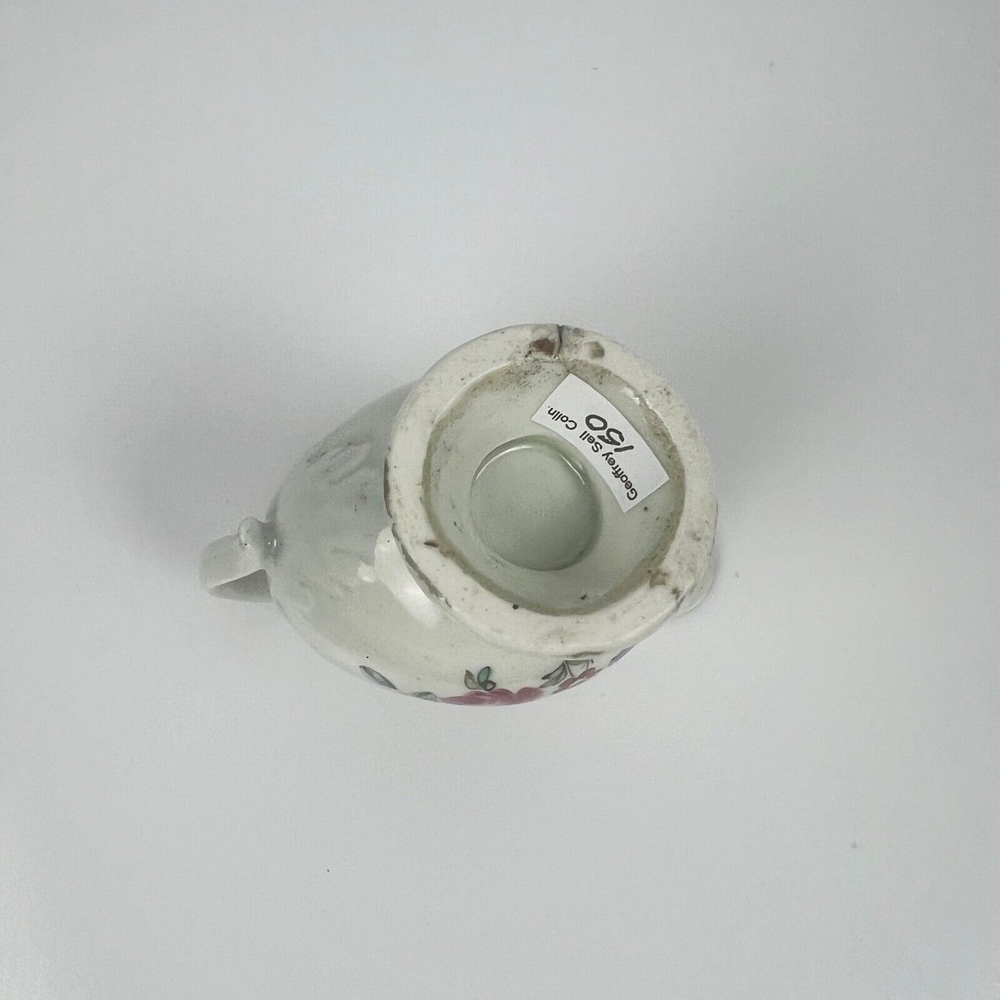 An unusual Derbyshire (Derby or Wirksworth) unrecorded creamer/sauceboat c1770