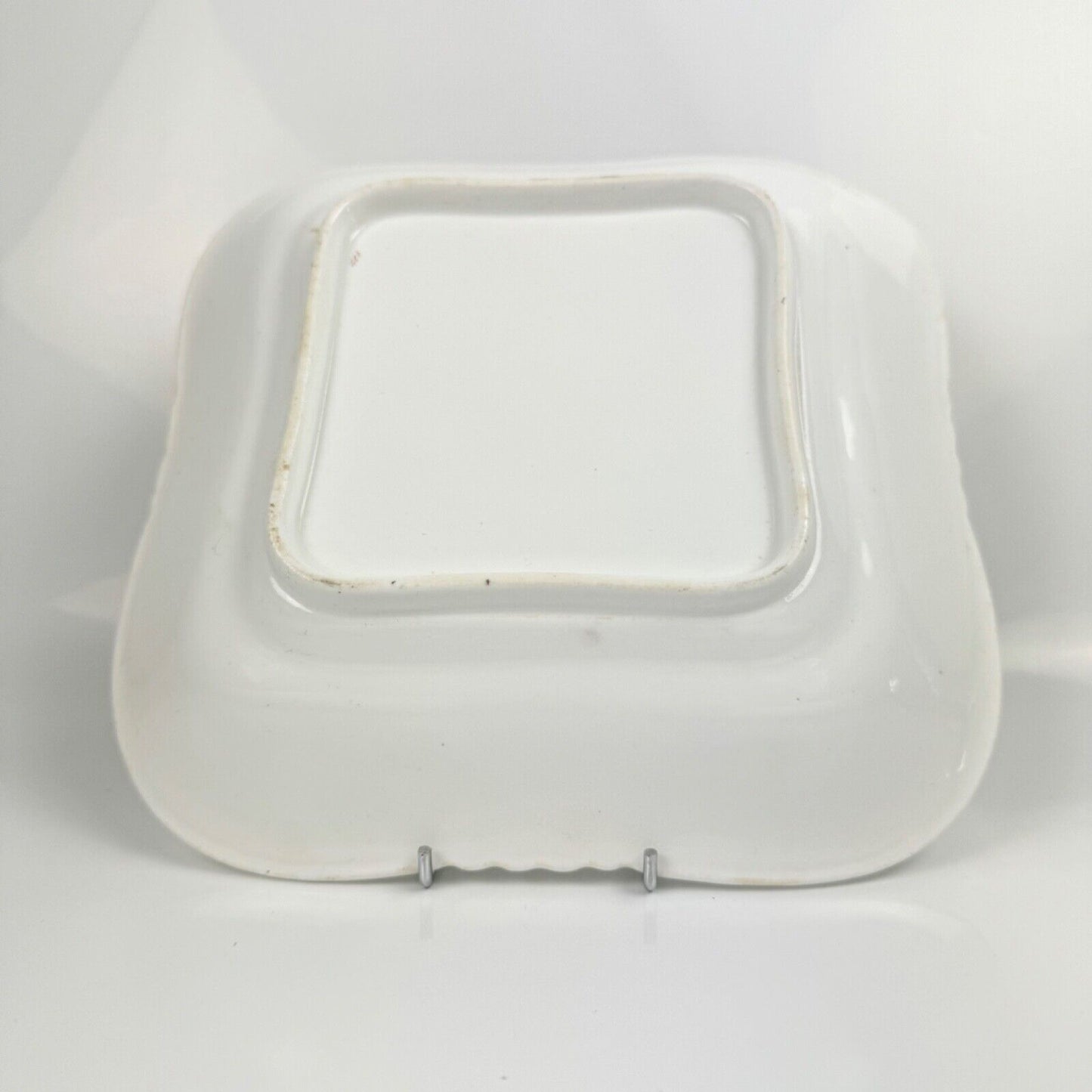 A very fine Rockingham shark-tooth moulded square dessert dish. c1826. Patt 456.