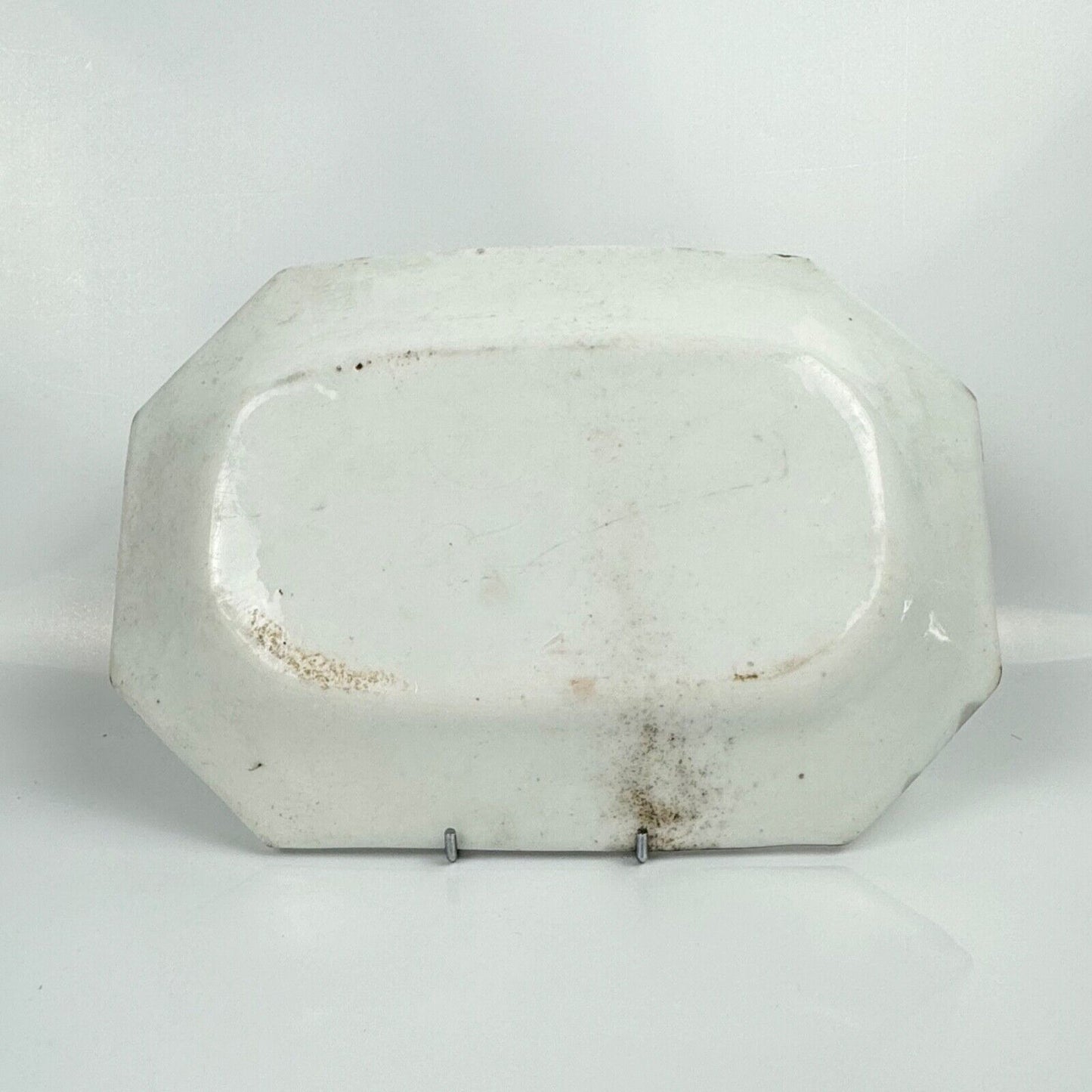 A small Bow platter painted in famille rose style c.1750-5